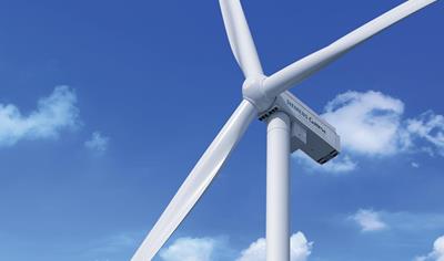 Cover image for Electricity from a European onshore wind farm using SG 6.6-155 wind turbines