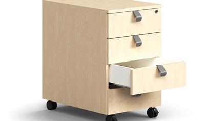 Cover image for QBUS Storage Mobile pedestal 4 drawers, 640x400x600 mm