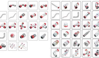 Cover image for Altech press fittings galvanized steel M/V profile