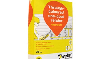 Cover image for weberpral M - Coloured monocouche render