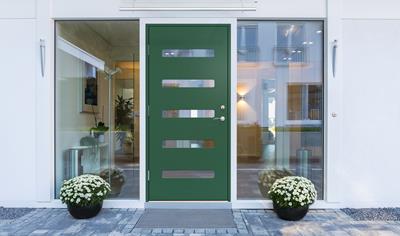 Cover image for ST7 - standard entrance door with glass; ST9 RW40 with glass 