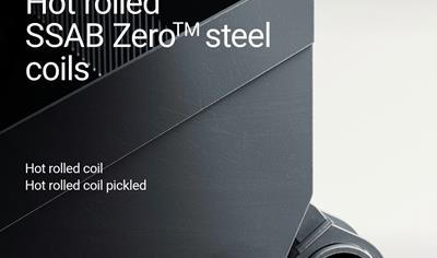 Cover image for Hot rolled SSAB Zero steel coils