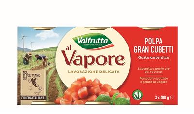 Cover image for VALFRUTTA Chopped Tomatoes Steamed Cooked