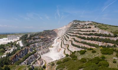 Cover image for Limestone Aggregates - Drymos Quarry (INTERBETON)