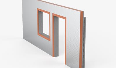 Cover image for Solid precast concrete insulated wall (Half Sandwich)