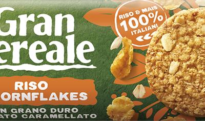 Cover image for GranCereale wholegrain biscuits with rice and cornflakes