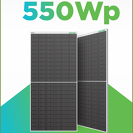 Cover image for Bi-55- (520-550 Wp) Glass to Glass Bifacial Module
