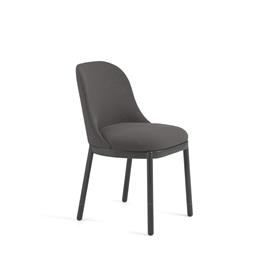 Cover image for Aleta chair & lounge chair with four wooden legs
