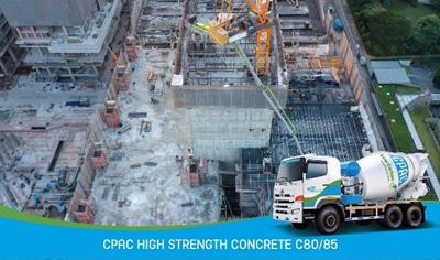 Cover image for CPAC Concrete High strength 850 KSC (C80/85, MPa)