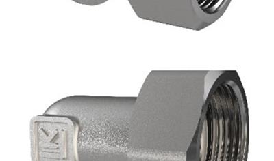 Cover image for LK Joint nipple, extension and nut, Nickel plated