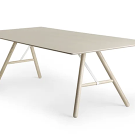 Cover image for Stay Table 2400x1050 mm, 1,5 mm ashvenér, legs H730 in ash
