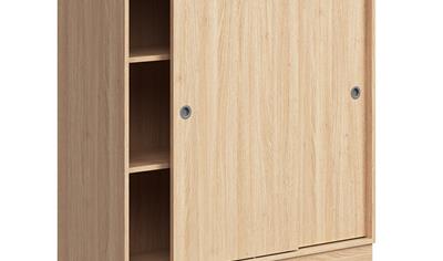 Cover image for QBUS Storage Lockable sliding door cabinet 2 shelves, 1252x1200x400 mm 