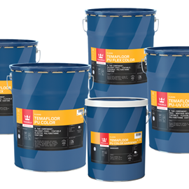 Cover image for PPG Tikkurila Temafloor PU Color, Temafloor PU Flex, Temafloor PU Flex Color, Temafloor PU-UV Color, Novofloor 2-K Elastic Color and Temafloor PU-UV