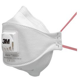 Cover image for 3M™ Aura™ Particulate Respirator, FFP3, Valved, 9332+