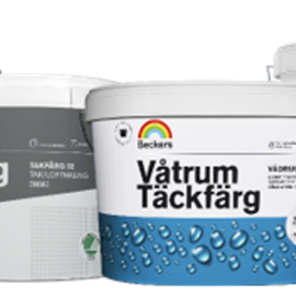 Cover image for PPG Beckers Living Takfärg 02 and PPG Beckers Mood Air Wall and PPG Beckers Våtrum Täckfärg and PPG Beckers Våtrum Grundfärg