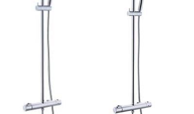 Cover image for Ceiling shower set with thermostatic mixer, a-collection