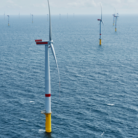 Cover image for Electricity from Vattenfall's wind farms
