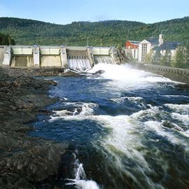 Cover image for Electricity from Krångede hydropower plant