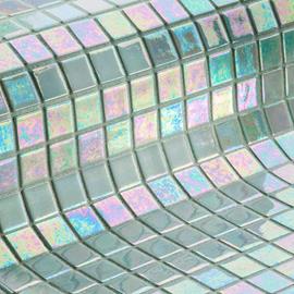 Cover image for PERLA. Ezarri recycled glass mosaic tiles. Mosaico de vidrio reciclado.
