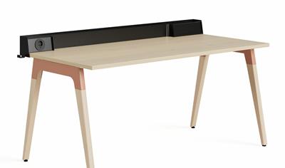 Cover image for LARES DESK (1800x800 mm) WITH METAL LEGS