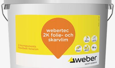 Cover image for webertec 2k folie- och skarvlim