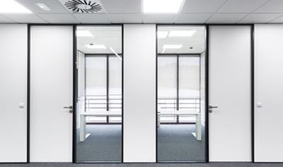 Cover image for SERIE TREBE-KUBIK. ST-400: SOLID DOORS E:50 PARTITION WALL