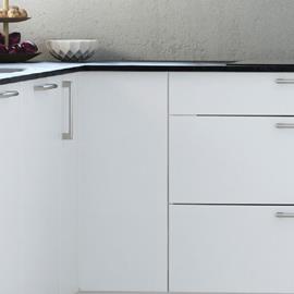 Cover image for MILK white - Chipboard with Melamine Kitchen Fronts