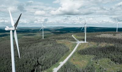 Cover image for Electricity from Vattenfall's Nordic wind farms