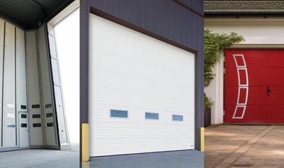 Cover image for Sectional, Side Hinged and Industrial Side Sliding Garage Doors