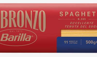 Cover image for Barilla Pasta Al Bronzo sold in Italy