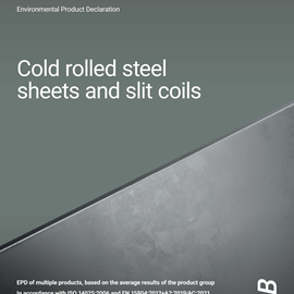 Cover image for Cold rolled steel sheets and slit coils