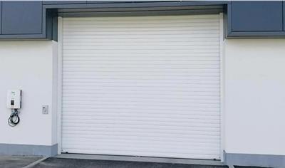 Cover image for Rolling shutter systems with steel slat curtain (DP100, DP125, P115)