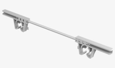 Cover image for Mixed-material spacers from plastic and steel for reinforced concrete construction