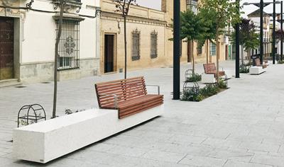Cover image for Wood and metal benches ACC BANCO UNIVERSE