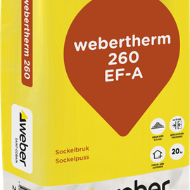 Cover image for webertherm 260 EF-A sockelbruk