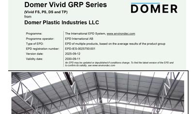 Cover image for Domer Vivid Series GRP Panels