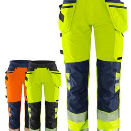 Cover image for High Vis Green craftsman stretch trousers woman class 2 2664 GSTP
