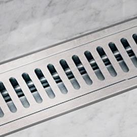 Cover image for Linear Drain Complete (Drain unit, Outlet unit, Classicline Frame and grating)