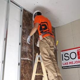 Cover image for ISOPLAC plasterboards: A Standard, H1 Moisture Resistant, F Fire Resistant, Super and ID High hardness.