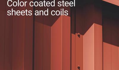 Cover image for Color coated steel sheets and coils
