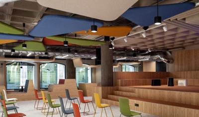 Cover image for Foam sound absorbing panels with textile upholstery