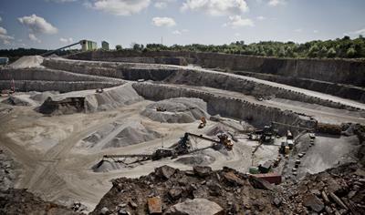 Cover image for Aggregates from Lund quarry - Södra Sandby
