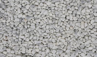 Cover image for LOOSE WHITE CARRARA MARBLE PEBBLES