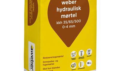 Cover image for weber Hydraulisk mørtel KKh 35/65/500 0-4 mm