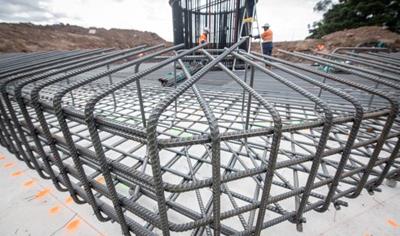 Cover image for REINFORCING BAR AND PREFABRICATED STEEL REINFORCEMENT CAGES