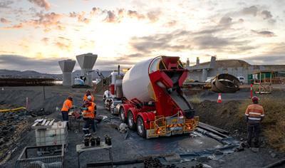 Cover image for Hazell Bros ready mixed concrete N32/20/120/30% fly ash