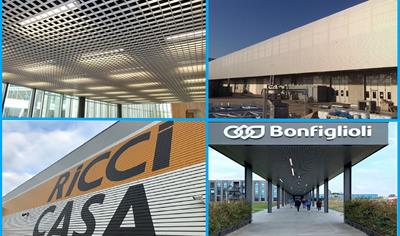 Cover image for FALSE CEILINGS SYSTEMS AND EXTERNAL CLADDINGS MADE OF ALUMINIUM