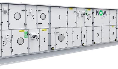 Cover image for Air handling unit 16,000 m³/h, plate heat exchanger, heating register