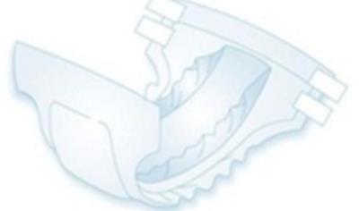 Cover image for PANNOLONE MUTANDINA CON FISSAGGIO AD ADESIVI RIPOSIZIONABILI 