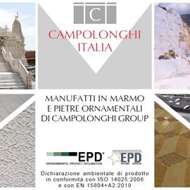 Cover image for Marble and ornamental stones manufactured products by Campolonghi Group